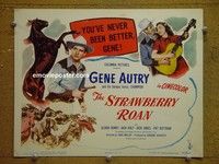 Y323 STRAWBERRY ROAN title lobby card '47 Gene Autry