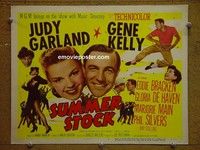Y327 SUMMER STOCK title lobby card '50 Judy Garland, Gene Kelly