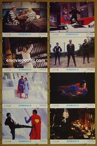 Y570 SUPERMAN 2 8 deluxe 11x14 vintage stills '81 Christopher Reeve