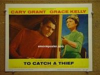 Z950 TO CATCH A THIEF lobby card #7 '55 Cary Grant closeup!