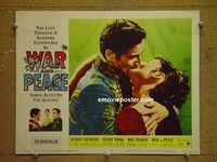 Z993 WAR & PEACE lobby card #2 R63 Audrey Hepburn