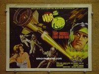 Y380 WAR OF THE PLANETS title lobby card '66 Russel, Gastoni