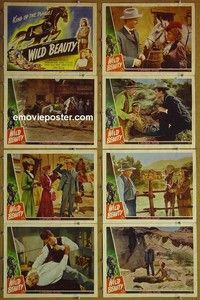 Y591 WILD BEAUTY 8 lobby cards '46 Don Porter, Lois Collier