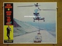 ZZ32 YOU ONLY LIVE TWICE lobby card #2 '67 chopper hijacks car!