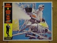 ZZ33 YOU ONLY LIVE TWICE lobby card #3 '67 Sean Connery flying!