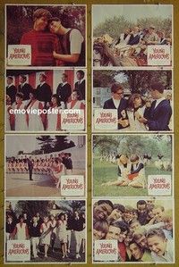 Y595 YOUNG AMERICANS 8 lobby cards '67 teen musical!