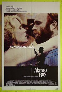A044 ALAMO BAY one-sheet movie poster '85 Ed Harris, Amy Madigan