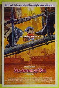 A065 AMERICAN TAIL style 'A' one-sheet movie poster '86 Spielberg, Bluth
