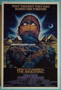 A088 AWAKENING one-sheet movie poster '80 Charlton Heston