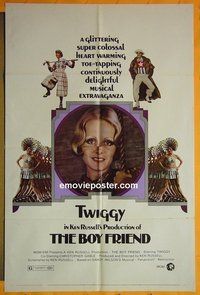 A127 BOY FRIEND one-sheet movie poster '71 Twiggy, Tune