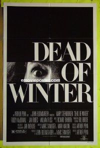 A243 DEAD OF WINTER one-sheet movie poster '87 Mary Steenburgen, McDowall