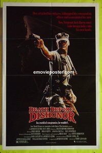 A252 DEATH BEFORE DISHONOR one-sheet movie poster '86 Fred Dryer, Keith