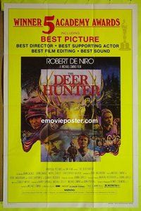 A267 DEER HUNTER 'Academy Awards' style one-sheet movie poster '78 De Niro