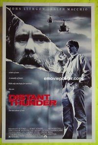 A296 DISTANT THUNDER one-sheet movie poster '88 Lithgow, Macchio