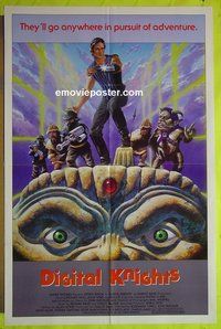 A331 DUNGEONMASTER one-sheet movie poster '84 Digital Knights!