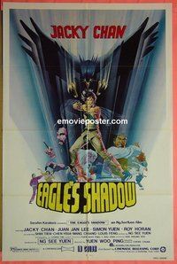 A333 EAGLE'S SHADOW one-sheet movie poster '82 Jackie Chan, kung fu!