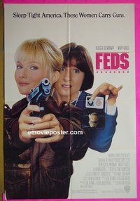 A371 FEDS one-sheet movie poster '88 Rebecca De Mornay, Mary Gross