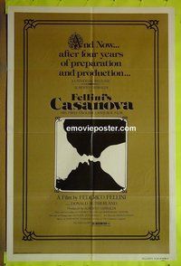 A372 FELLINI'S CASANOVA one-sheet movie poster '76 Donald Sutherland