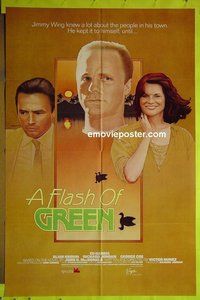 A386 FLASH OF GREEN one-sheet movie poster '84 Ed Harris