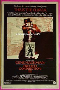 A400 FRENCH CONNECTION 2 one-sheet movie poster '75 Gene Hackman