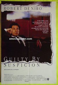 A457 GUILTY BY SUSPICION one-sheet movie poster '91 Robert De Niro