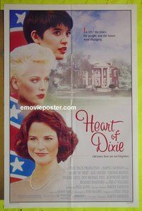 A500 HEART OF DIXIE one-sheet movie poster '89 Sheedy, Madsen, Cates