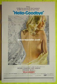 A515 HELLO-GOODBYE one-sheet movie poster '70 Michael Crawford