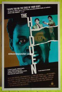 A528 HIDDEN one-sheet movie poster '87 MacLachlan, Michael Nouri