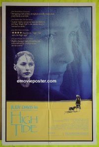 A538 HIGH TIDE one-sheet movie poster '87 Judy Davis
