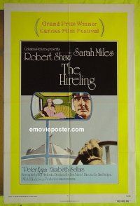 A540 HIRELING one-sheet movie poster '73 Robert Shaw, Sarah Miles