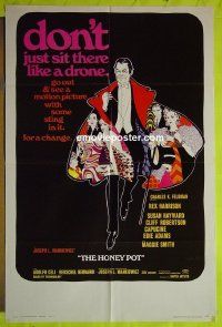 A548 HONEY POT one-sheet movie poster '67 Rex Harrison, Susan Hayward