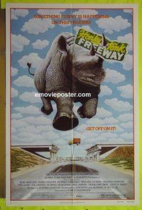 A551 HONKY TONK FREEWAY one-sheet movie poster '81 Beau Bridges