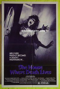 A582 HOUSE WHERE DEATH LIVES one-sheet movie poster '90 Joseph Cotten