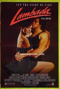 A697 LAMBADA one-sheet movie poster '90 J. Eddie Peck