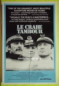 A719 LE CRABE TAMBOUR int'l one-sheet movie poster '77 Jean Rochefort