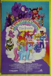 A870 MY LITTLE PONY one-sheet movie poster '86 cartoon