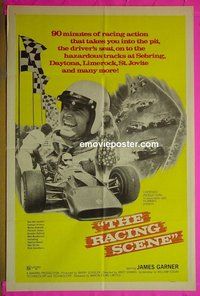A952 RACING SCENE one-sheet movie poster '69 James Garner, car racing