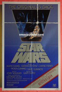 B032 STAR WARS 1sh movie poster R82 George Lucas, Ford