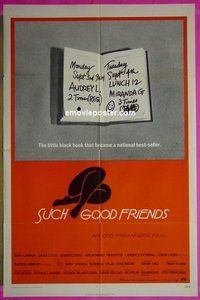 B039 SUCH GOOD FRIENDS one-sheet movie poster '72 Cannon, Coco