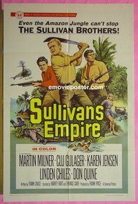B043 SULLIVAN'S EMPIRE one-sheet movie poster '67 Martin Milner