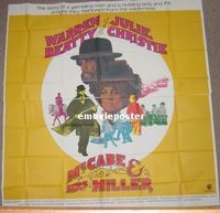 C156 MCCABE & MRS MILLER six-sheet movie poster '71 Robert Altman, Beatty