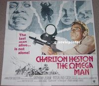 C160 OMEGA MAN six-sheet movie poster '71 Charlton Heston