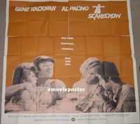 C166 SCARECROW six-sheet movie poster '73 Gene Hackman, Al Pacino