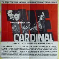 C139 CARDINAL six-sheet movie poster '64 Tryon, Schneider, Saul Bass art!
