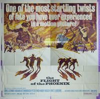 C149 FLIGHT OF THE PHOENIX six-sheet movie poster '66 James Stewart