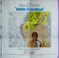 C153 HELLO-GOODBYE six-sheet movie poster '70 Michael Crawford, Jurgens