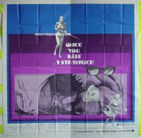 C161 ONCE YOU KISS A STRANGER six-sheet movie poster '70 Carol Lynley
