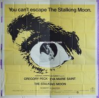 C169 STALKING MOON six-sheet movie poster '68 Gregory Peck,Eva Marie Saint