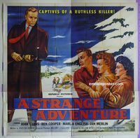 C170 STRANGE ADVENTURE six-sheet movie poster '56 Joan Evans, Ben Cooper