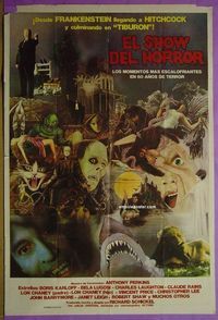 C576 HORROR SHOW Argentinean movie poster '80 classic clips!